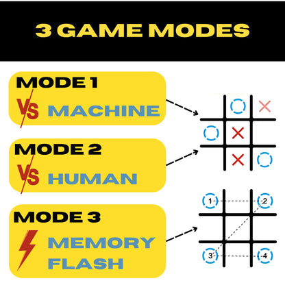 Educational Electronic Tic-Tac-Toe Game